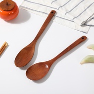 Wooden Spoon Wooden Spoon Spoon Spoon Long Handle Stirring Spoon Wooden Spoon Wooden Tableware Round