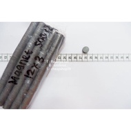 Black Magnet Refrigerator Magnet/ Ferrite Magnet/ 12x3 mm (2 sides) RJT