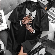 Men's Big Size cotton t-shirt 50-120kg, Gentleman model - MH Store