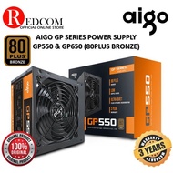 AIGO GP550&GP650 550W / 650W / 750W 80Plus Bronze Power Supply PSU - 3 Years Warranty