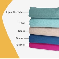 Hijab Bella Square Hijau Wardah Pollycotton