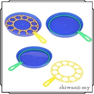 [ChiwanjifcMY] Bubble Wands Set, Giant Bubble Wands Toy Set Large Bubble Wands with Tray for Kids  O