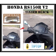 HONDA RS150 RS150R RS V2 STICKER TINTED BLACK SMOKE METER LENS GLASS COVER CERMIN DIGITAL LAMPU DEPA