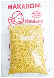 MAKARONI KONDANG MENTAH ISI 5KG/1BALL / MAKARONI BANTAT / MAKARONI KILOAN / MAKARONI PIPA / BISA COD