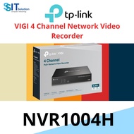 TP-Link NVR1004H VIGI 4 Channel Network Video Recorder | Up to 8-ch@2MP(25fps)|4-ch@4MP(25fps) | 80 