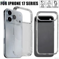 Shockproof Silicone Clear Case for iPhone 17 Air Shell - Ultra Thin Crystal Cover - Shockproof iPhon