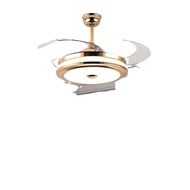 HAISHI28 Fan With Light Bedroom Inverter With LED Ceiling Fan Light Simple DC Power Saving Ceiling Fan Lights (MZ)