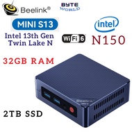 Beelink Mini S13 S12 Intel N150 Mini PC Windows 11 DDR4 16GB RAM NVME 1TB SSD Computer PC Gaming PC