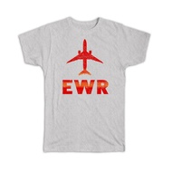 Gift T-Shirt : China Newark Airport New Jersey Ewr Travel Airline Pilot Airport