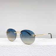 Desinger Wire Sunglasses Men Women Tiger head Carter Luxury Stylish Rimless Sun Glasses Cool Decorat
