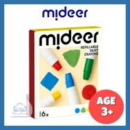 (6 Colors Silky Crayons) Mideer Silky Crayon Children Kid Colorful Quality Washable Art and Craft Ch