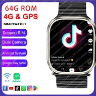 【4G SIM Card】Smart Watch GS29 Ultra Man Woman Kid GPS Face ID Video Call Smartwatch Google APP Downl