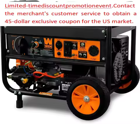 4,750-Watt 120V/240V Dual Fuel Portable Generator with Wheel Kit and Electric Start (DF475T)