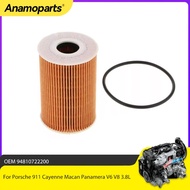 Engine Parts New Engine Oil Filter Fit 3.8 L For Porsche 911 Cayenne Macan Panamera V6 V8 3.8L  9481