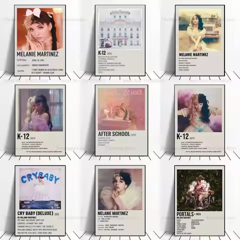 Melanie Martinez k12 After School Music Album Modern Poster Prints Wall Art Canvas Painting Picture