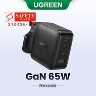 UGREEN 65W GaN PD Fast Charger Quick Charge 3C1A 3 Type C 1 USB A Charger with QC Portable for Ipad Pro 2021 MacBook M1 iPhone 15 14 13 Pro Max iPhone 15 Plus XR Macbook Air 4 2020 Pro Sumsang S24 Ultra S23(Safety Mark 210426-11)