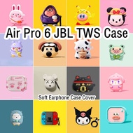【imamura】For Air Pro 6 JBL TWS Case Anti-fall cartoon series for Air Pro 6 JBL TWS Casing Soft Earph