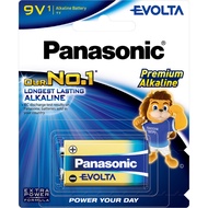 Panasonic Evolta 9V Premium Alkaline Battery 6LR61EG/1B