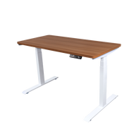 Bewell Ergonomic Desk โต๊ะทำงาน โต๊ะปรับระดับเพื่อสุขภาพ ปรับอัตโนมัติด้วยระบบไฟฟ้า ท็อปโต๊ะสีวอลนัท เรียบหรู ดูแพง