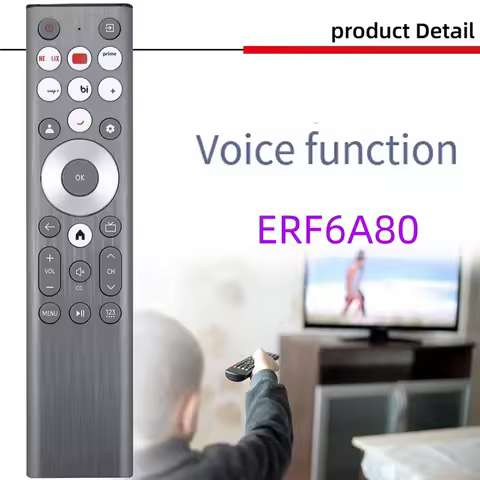 -A95Z For Hisense ERF6A80 Voice Remote Control For Hisense A7 U8 Series 4K Smart TV Bluetooth Connec