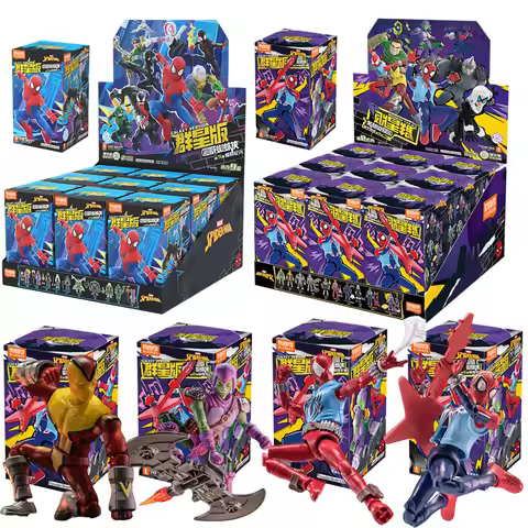 Blokees Marvel Superhero Spider-Man building blocks The Avengers GV05 Mile Gwen Ghost Spider Spider-