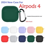 2024 New Case For Airpods 4 Apple Earphone Cover Silicone Protective Case For Airpods 4 Wireless Ear