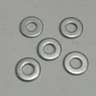 CONTENTS 100 PCS White M4 PlateRing RP M 4 WHITE GALVANIZED
