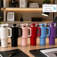 TYESO 1200ml Stainless Steel Tumbler with Jumbo Handle and Vacuum Insulation