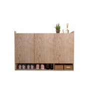 G.House Online DELICATO ตู้วางรองเท้า รุ่น FG-L-120-01 ขนาด 120x30x80 ซม. สีแนชเชอเริล ของแท้