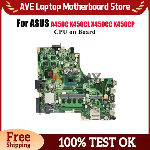 X450CC Laptop Motherboard For ASUS VivoBook X450CP Y481C X450CL A450C K450C X450C X450CC X452C Mainb