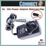 AC TO DC ADAPTER 3v1a 5v1a 5v2a 5v3a 5v8a 12v1a 12v2a 12v3a 6v1a 6v2a 6v3a