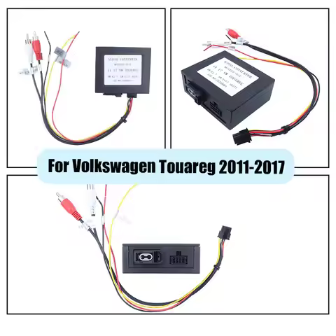 Digital Data Bus Fiber Car Radio Optic Decoder Amplifier Adapter For Volkswagen Touareg 2011-2017 Ca