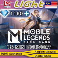 ML 1000+160 Diamonds Top-Up Mobile Legends: Bang Bang Diamonds MY✨Malaysia Fast arrival/LIGHTING Gam