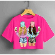 BESTIE CROP T-SHIRT DTF HAT