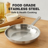 CSK STAINLESS STEEL FRY PAN WITHOUT LID 26CM / 32CM