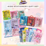 Kids Kuromi Sanrio Stationery Gift Set Pencil Ruler Notebook Eraser Sharperner Set Birthday