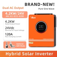 Hybrid Inverter 6.2KW MPPT Hybrid Solar Inverter Off Grid Inverter Pure Sine Wave Inverter 48V Input