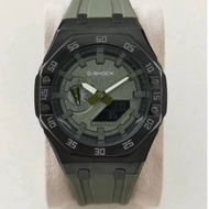 GA2100 Green Mod Rubber Stainless Steel Bezel Watch Copy Ori 1.1