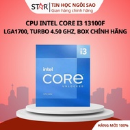 Intel Core I3 13100F CPU | LGA1700, Turbo 4.50 GHz, Genuine Box -
