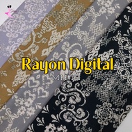 [CMKH12] rayon print / premium rayon viscose / rayon print / digital rayon / discharge rayon / visco