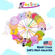TOYSPACE🚀 [HARGA BORONG] Assorted Fan Pen 2 in 1 Pen Kipas stationery 4 color Ball point pen Student gift Cute cartoon