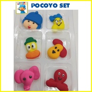 ◷ ♈ ◮ Pocoyo Cartoons Character Royal Icing 2D cake cupcake Topper edible Decorations
