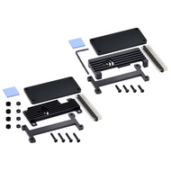 Raspberry Pi Zero 2 W Aluminum Case + Pin Header Screwdriver Passive Cooling Enclouse for Raspberry 