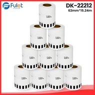 Wholesale Compatible Brother Dk-22212 62mm X 15.24m Continuous Length Film Label 10 rolls
