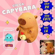 Thú nhồi bông capybara ciu gà đáng yêu - Size từ 35cm đến 65cm - Quà tặng gấu bông capybara có ciu h