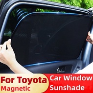 Magnetic Car Window Sunshade for Toyota Prius 50 Series 2016-2018 Accessories Car Window Curtains UV Protection Anti-Mosquito Shade Curtains