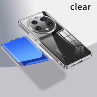 Trường hợp đối với Xiaomi mi 13 Ultra mi13ultra rõ ràng Cover quay lại nhựa TPU mềm Gọng silicon tro