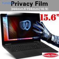 Laptop Screen Protector Privacy Filter 16:9 Anti-spy Film 15.6 inch (344mm*194mm)  for Dell Inspiron Asus VivoBook HP I8G1 Q7NQ
