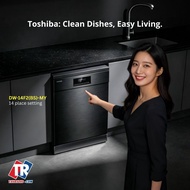 Toshiba Free Standing 14 Places Settings Dishwasher DW-14F2-BS-MY