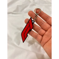 Formula 1 F1 3D Logo Keychain
